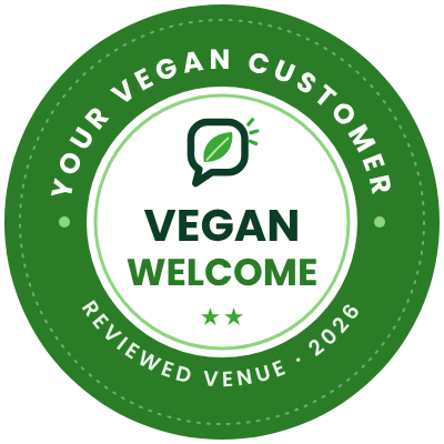 The Vegan Welcome badge